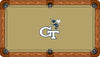 GEORGIA TECH BILLIARD TABLE FELT - RECREATIONAL ATHLETIC GOLD - GATBTF235-9R