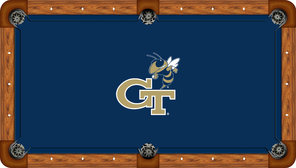 GEORGIA TECH BILLIARD TABLE FELT - RECREATIONAL NAVY - GATBTF251-9R