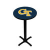 GEORGIA TECH PEDESTAL PUB TABLE NAVY - GATPTB321