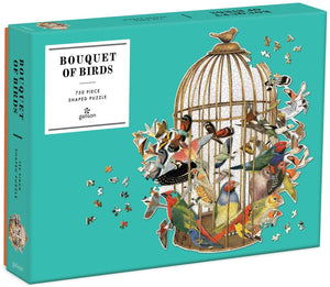 Chronicle Books CB9780735364806 Bouquet of Birds Shaped Puzzle