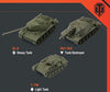 Gale Force Nine - World Of Tanks: Soviet - Tank Platoon 2 (T-70 - Is-2 - Isu-152)