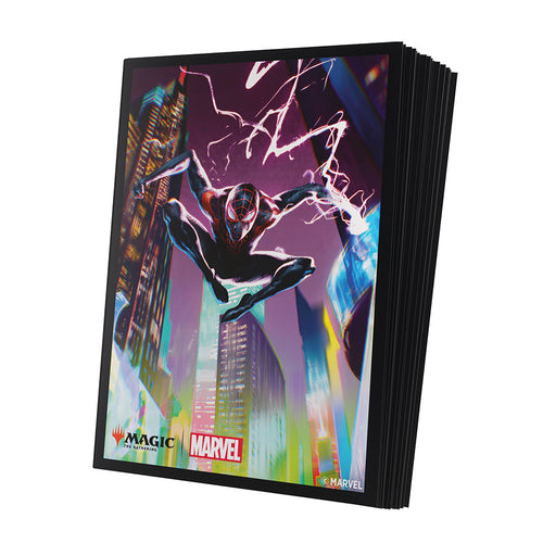 Gamegenic: Magic The Gathering: Spm Marvel's Spider-Man: Premium Art Sleeves: Spider-Man Miles Morales