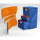 Gamegenic: Stronghold Deck Box 200+ Xl (Blue-Orange)