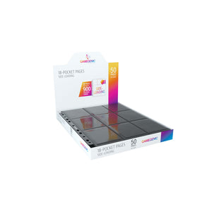 Gamegenic - Gamegenic - Sideloading 18-Pocket Pages: 50 Perfect Grade Black