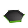 Gamegenic: Magnetic Dice Tray: Hexagonal Black-Green