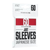 Gamegenic - Gamegenics Just Sleeves - Japanese Size Red