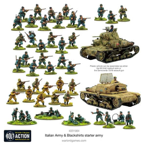 Warlord Games -  Bolt Action: Italian Army And Blackshirts (Starter Army)