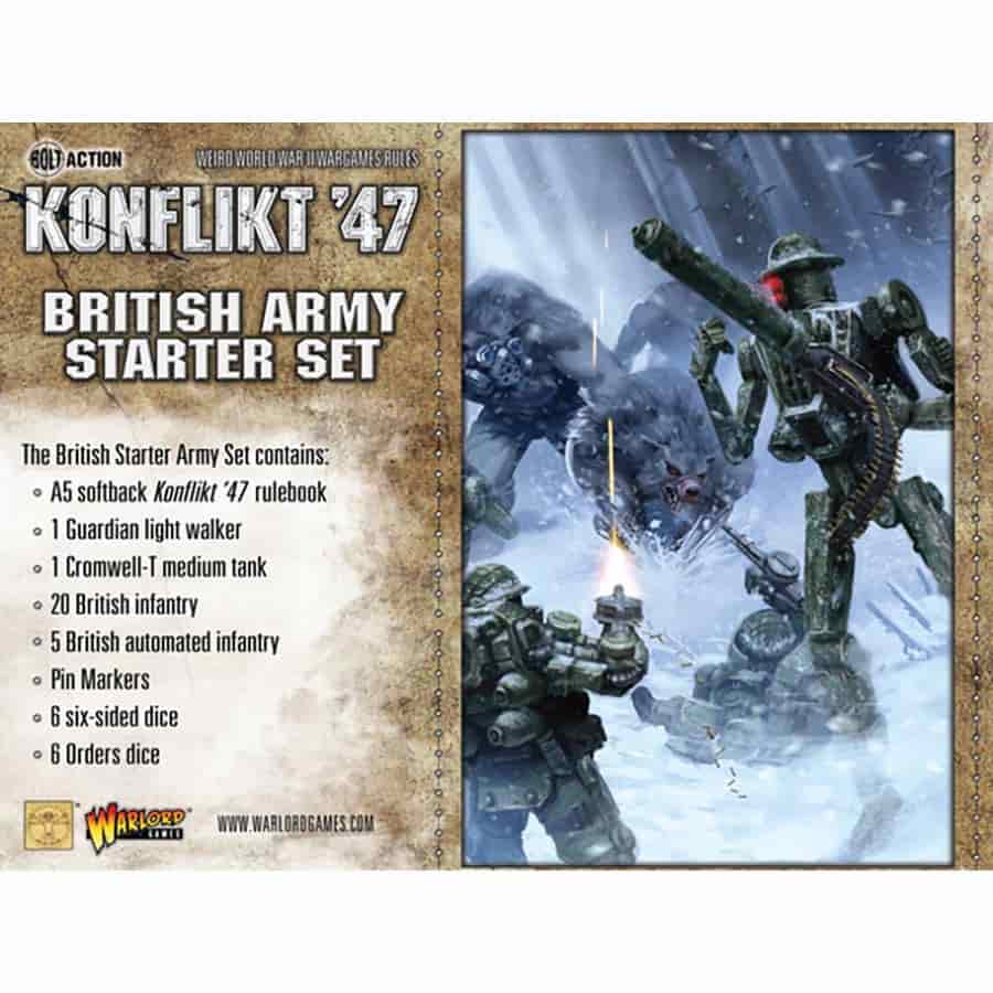 Warlord Games -  Konflikt 47: Britian (Starter Set)