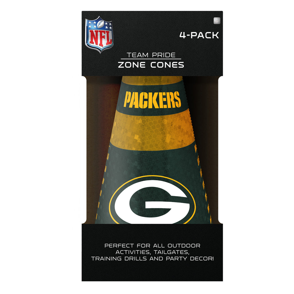Green Bay Packers Zone Cones 4 Pack - Sporticulture