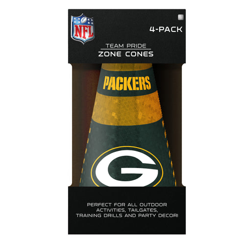 Green Bay Packers Zone Cones 4 Pack - Sporticulture