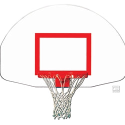 Gared Sports 1245T 35 x 54 in. Front Mount Steel Fan-Shape Backboard with Target