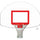PerfectPitch 35 x 54 in. Front Mount Steel Fan-Shape Backboard with Target