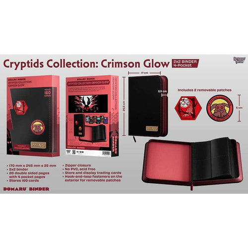 Gatherers' Tavern Pte Ltd -  Cryptid Collection - Gatherers' Tavern: Cryptids Collection: 4-Pocket Binder: Crimson Glow