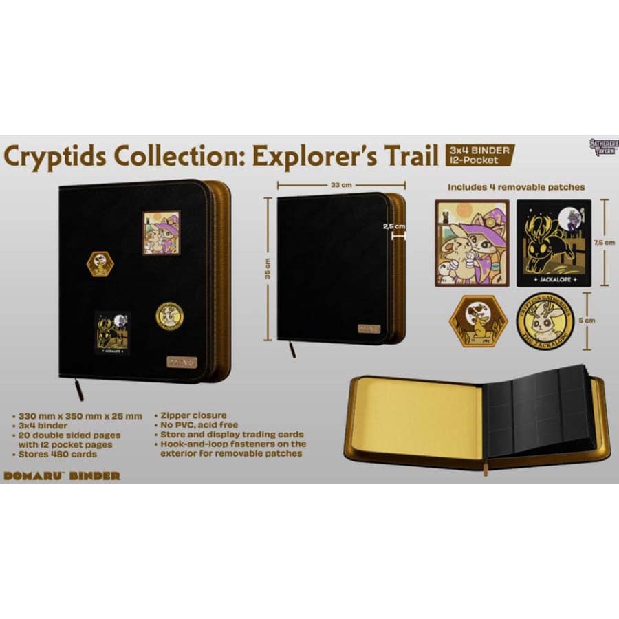 Gatherers' Tavern Pte Ltd -  Cryptid Collection - Gatherers' Tavern: Cryptids Collection: 12-Pocket Binder: Explorer's Trail