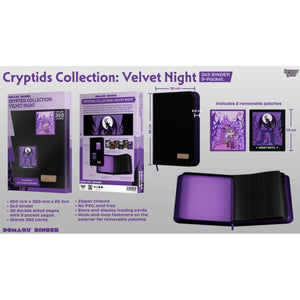 Gatherers' Tavern Pte Ltd -  Cryptid Collection - Gatherers' Tavern: Cryptids Collection: 9-Pocket Binder: Velvet Night