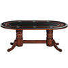 84'' TEXAS HOLD'EM GAME TABLE - CHESTNUT