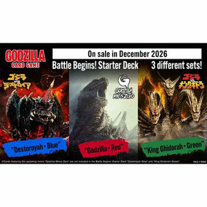Bushiroad Se-Asia Pte Ltd -  Godzilla Card Game: Starter Deck: Battle Begins! King Ghidorah Green (6Ct) Pre-Order