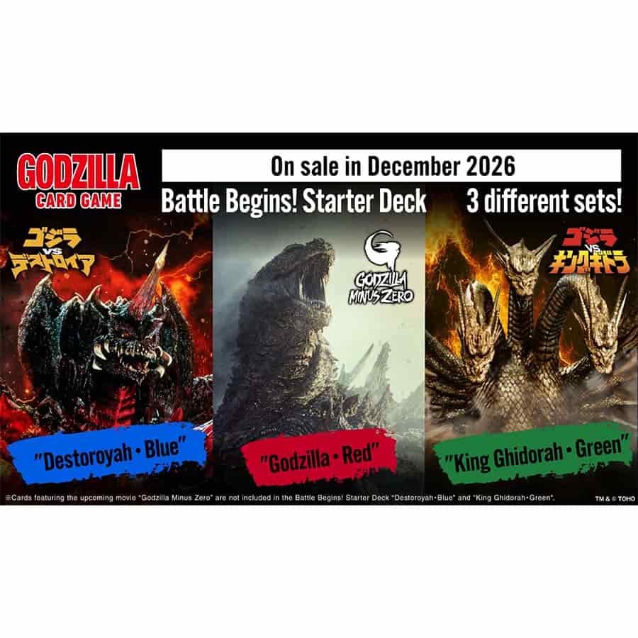 Bushiroad Se-Asia Pte Ltd -  Godzilla Card Game: Starter Deck: Battle Begins! King Ghidorah Green (6Ct) Pre-Order