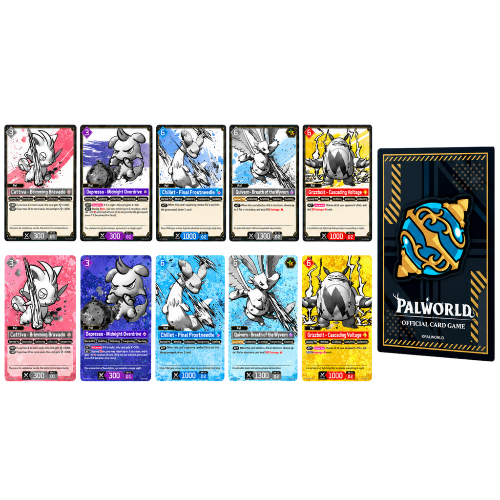 Palworld TCG: Sleeves and Card Set: Vol 1 - Bushiroad