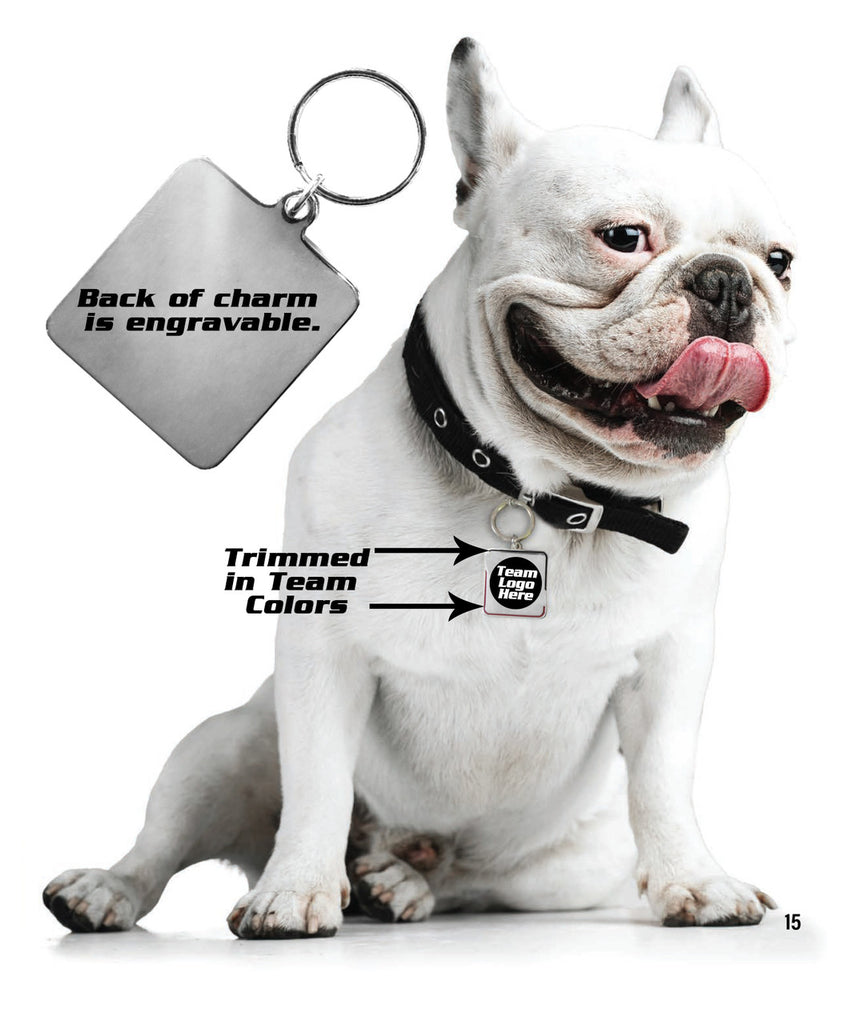 Kansas Jayhawks Pet Collar Charm - Little Earth