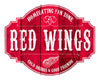 Detroit Red Wings Sign Wood 12 Inch Homegating Tavern - Special Order - Fan Creations