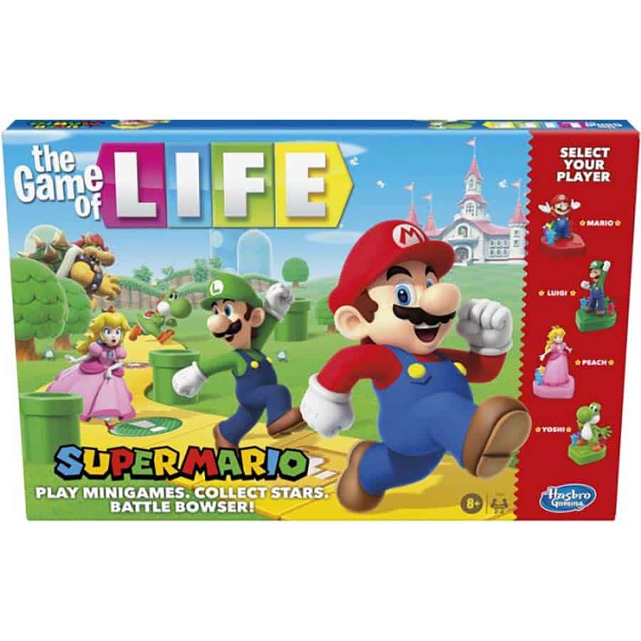 Hasbro Gaming -  Super Mario Brothers - Game Of Life: Super Mario Pre-Order