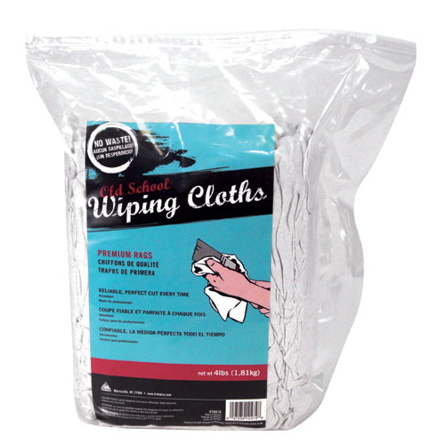 Trimaco TM10478 18 x 18 in. Old School Jersey Rags - 8 lbs