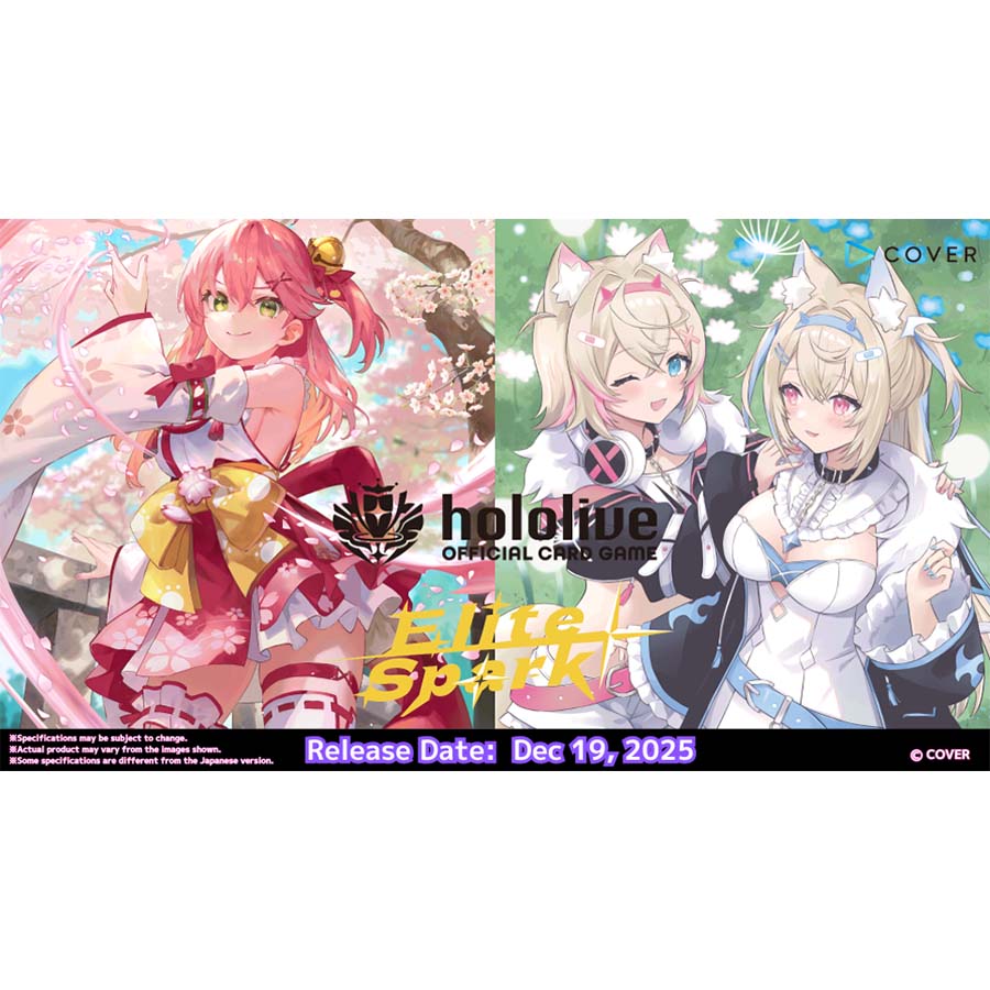 Bushiroad Se-Asia Pte Ltd -  Hololive Official Card Game Booster Pack: Elite Spark (12Ct)