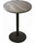Holland Bar Stool Co. Holland Bar Stool OD214-2242BWOD36RRustic 42 in. Black Table with 36 in. Diameter Indoor & Outdoor Rustic Round Top