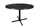 Holland Bar Stool Co. Holland Bar Stool OD211-3030BWOD36RBlkStl 30 in. Black Table with 36 in. Diameter Indoor & Outdoor Black Steel Round Top