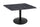Holland Bar Stool Co. Holland Bar Stool OD214-2230BWOD36SQBlkStl 30 in. Black Table with 36 x 36 in. Square Indoor & Outdoor Black Steel Square Top