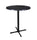 Holland Bar Stool Co. Holland Bar Stool OD211-3042BWOD30RBlkStl 42 in. Black Table with 30 in. Diameter Indoor & Outdoor Black Steel Round Top