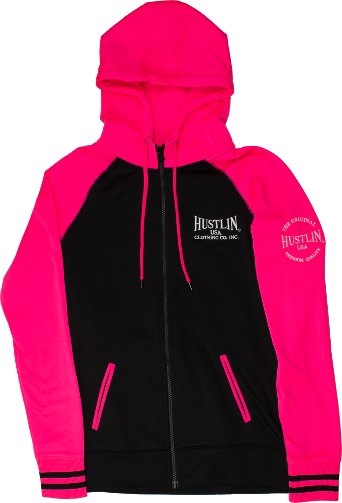 Hustlin USA HUSH02 Zip up Sweatshirt - 2X_LARGE Apparel