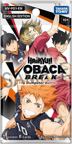 Haikyu!! Vobaca!! Break TCG: Booster Pack - Vol. 1 - The Dumpster Battle - English Version
