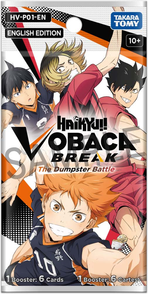 Haikyu!! Vobaca!! Break TCG: Booster Box - Vol. 1 - The Dumpster Battle - English Version