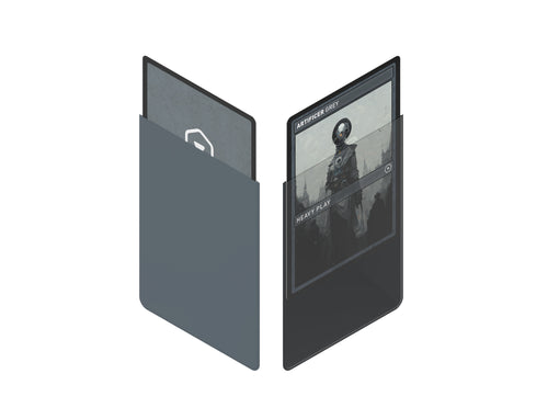 Heavy Play - Heavy Play Curv Sleeves Standard 100 Count Artificer Grey