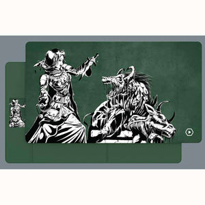Heavy Play: Etb Playmat Art Masters: Phil Stone Beast Within