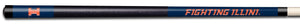 ILLINOIS COLOR ENGRAVED BILLIARD CUE ORANGE / BLUE - ILLBCE921