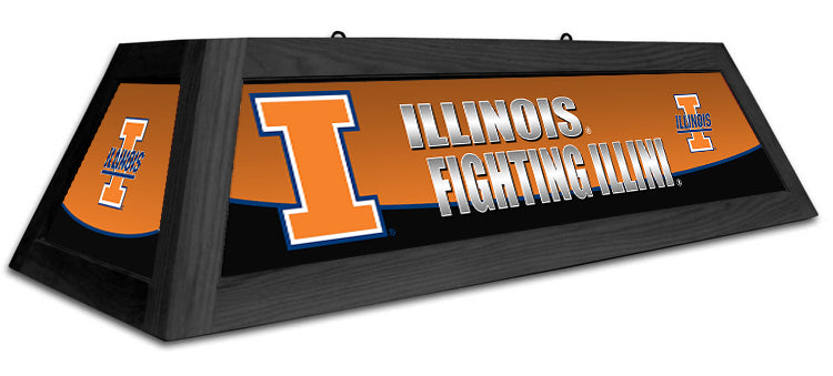 ILLINOIS 42'' SPIRIT GAME TABLE LAMP - STOCK ORANGE - ILLBSL421