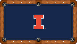ILLINOIS BILLIARD TABLE FELT - RECREATIONAL BLUE - ILLBTF421-9R
