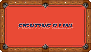 ILLINOIS BILLIARD TABLE FELT - RECREATIONAL ORANGE - ILLBTF602-9R