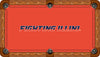 ILLINOIS BILLIARD TABLE FELT - RECREATIONAL ORANGE - ILLBTF602-9R