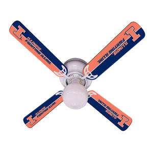 ILLINOIS CEILING FAN - 42'' BLUE/ORANGE - ILLFAN100-42