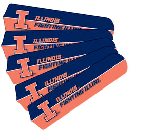 ILLINOIS FAN BLADE SET BLUE/ORANGE - ILLFBL100-42