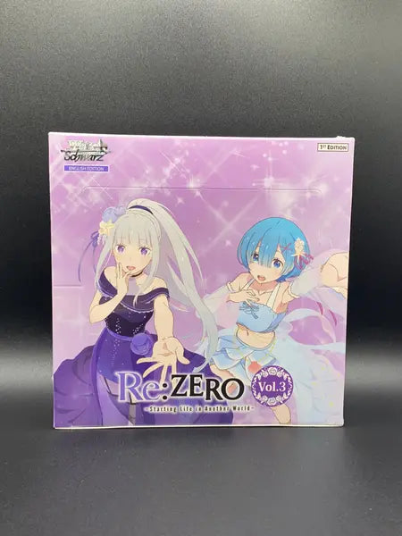 Weiss Schwarz: Re:Zero Starting Life In Another World Volume 3 Booster Box (12Ct) - Bushiroad