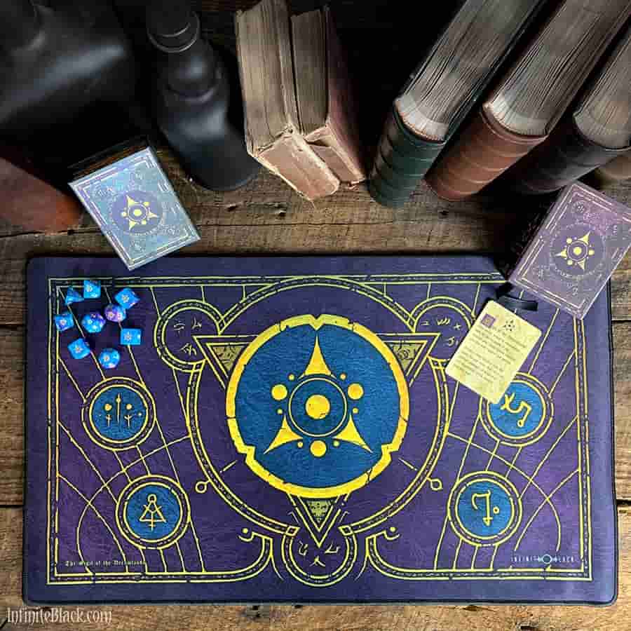 Infinite Black Llc -   Infinite Black: Premium Playmat: The Sigil Of The Dreamlands