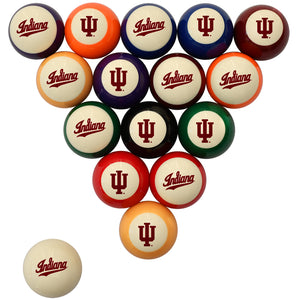 IOWA STANDARD COLOR NUMBERED BILLIARD BALL SET STANDARD COLOR BILLIARD BALL SET - INDBBSSTD