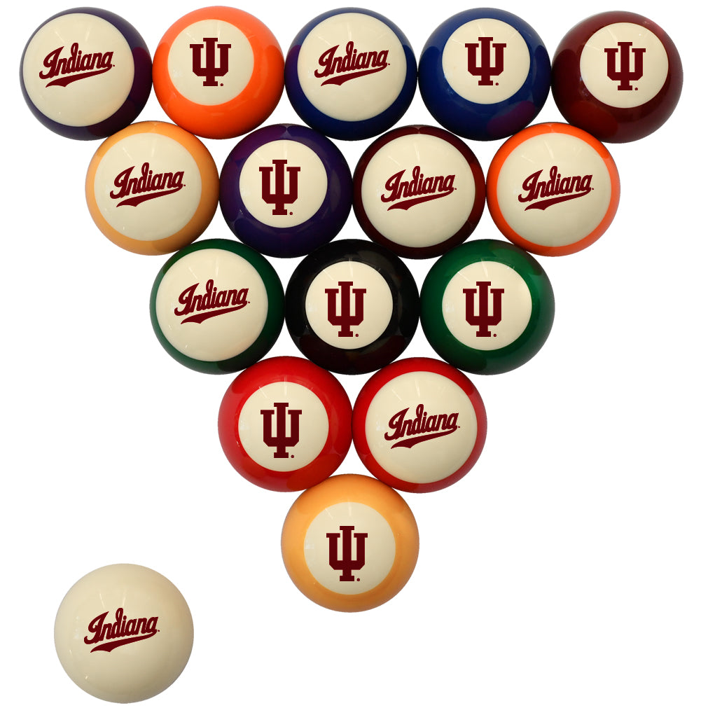 IOWA STANDARD COLOR NUMBERED BILLIARD BALL SET STANDARD COLOR BILLIARD BALL SET - INDBBSSTD