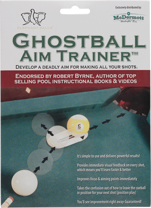 McDermott IPGAT Ghost Ball Aim Trainer - Ghost Ball Instructional Products and Training Aids