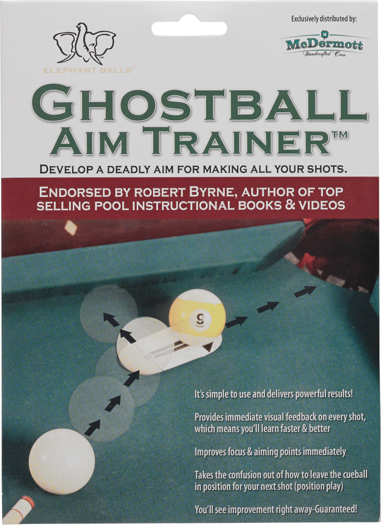 McDermott IPGAT Ghost Ball Aim Trainer - Ghost Ball Instructional Products and Training Aids